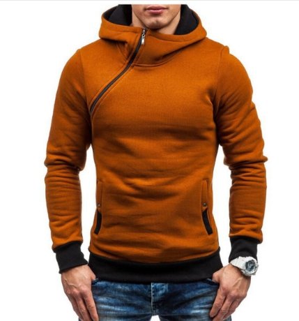 Solid Color Hoodies with Zipper - Hoodies -  Trend Goods