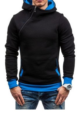 Solid Color Hoodies with Zipper - Hoodies -  Trend Goods