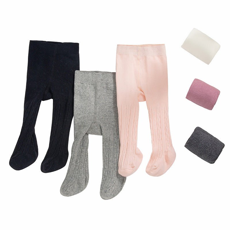 Solid Color Long Leggings Baby Leggings - Socks -  Trend Goods