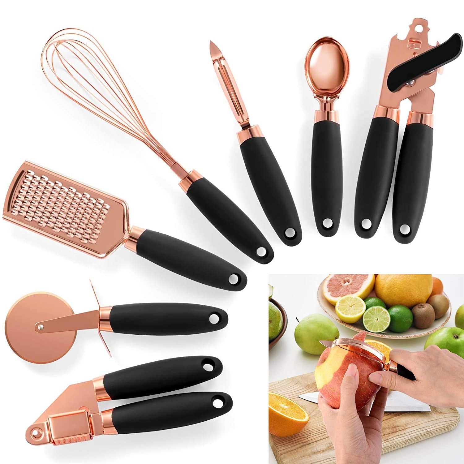 Stainless Steel Kitchen Gadgets 7 Piece Set - Kitchen Tools -  Trend Goods