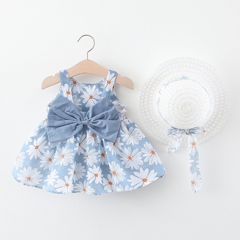 Summer Baby Vest Skirt Princess Dress With Big Bow Flower Skirt - Baby Clothing -  Trend Goods