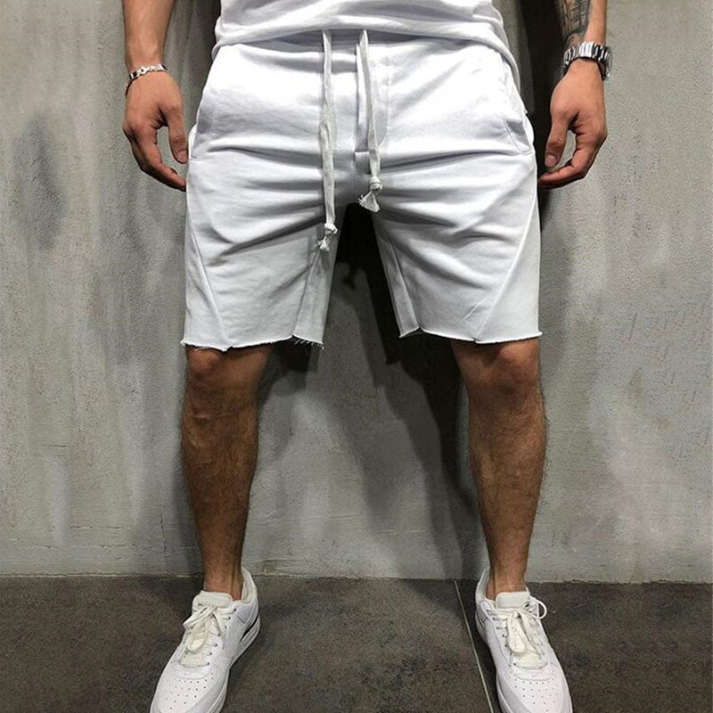 summer mens gym sports sport grey shorts for men - Shorts -  Trend Goods