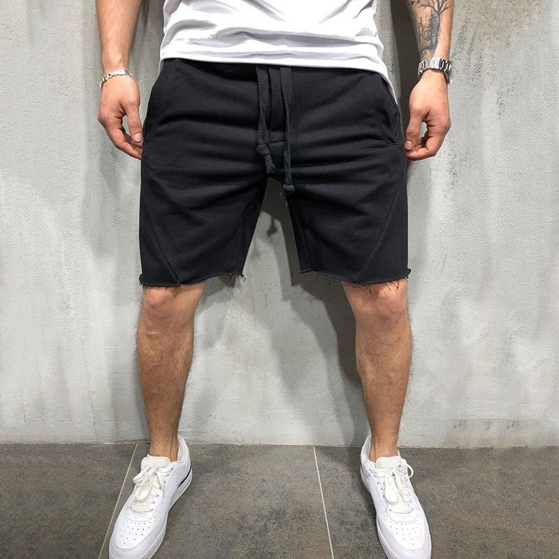 summer mens gym sports sport grey shorts for men - Shorts -  Trend Goods