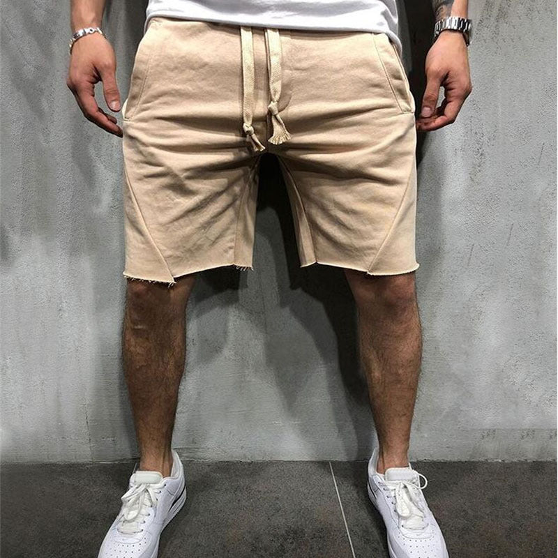 summer mens gym sports sport grey shorts for men - Shorts -  Trend Goods