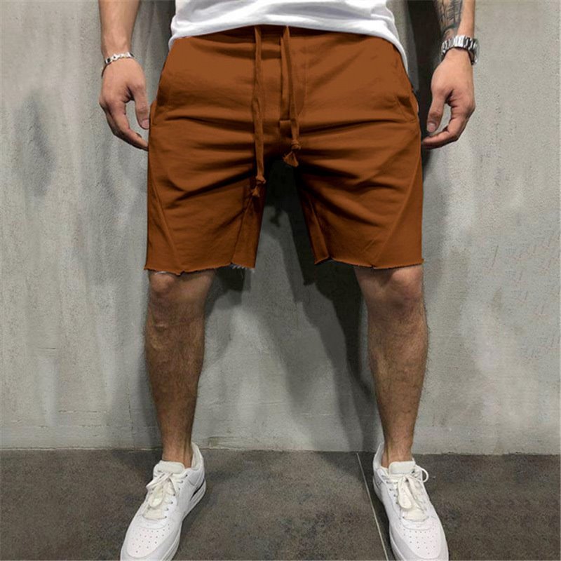 summer mens gym sports sport grey shorts for men - Shorts -  Trend Goods