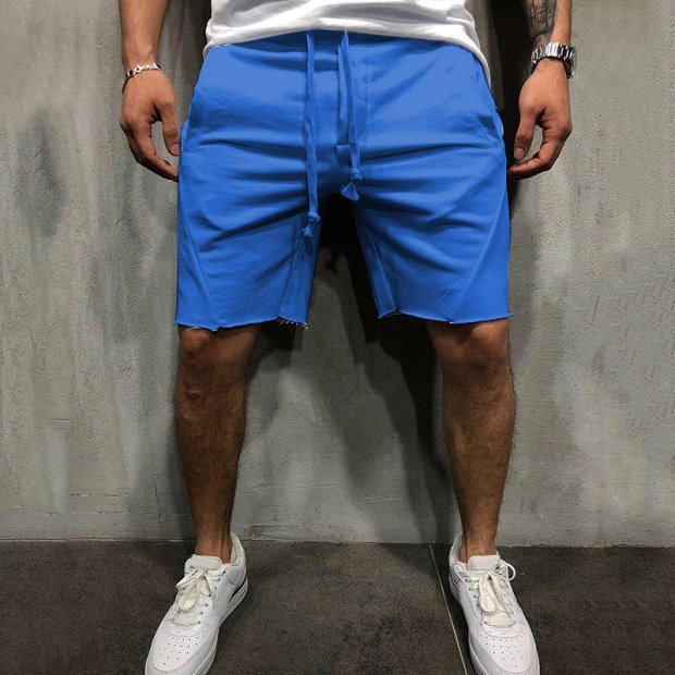 summer mens gym sports sport grey shorts for men - Shorts -  Trend Goods