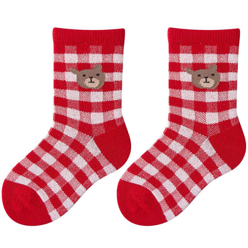 Sweet And Cute Bear Children's Warm Socks - Socks -  Trend Goods