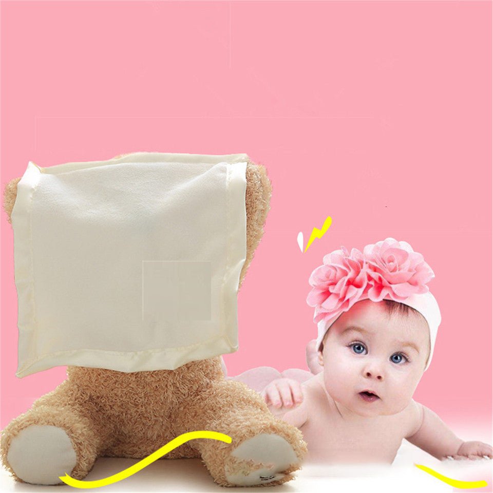 Talking teddy bear Peek a boo - Plush Toys -  Trend Goods