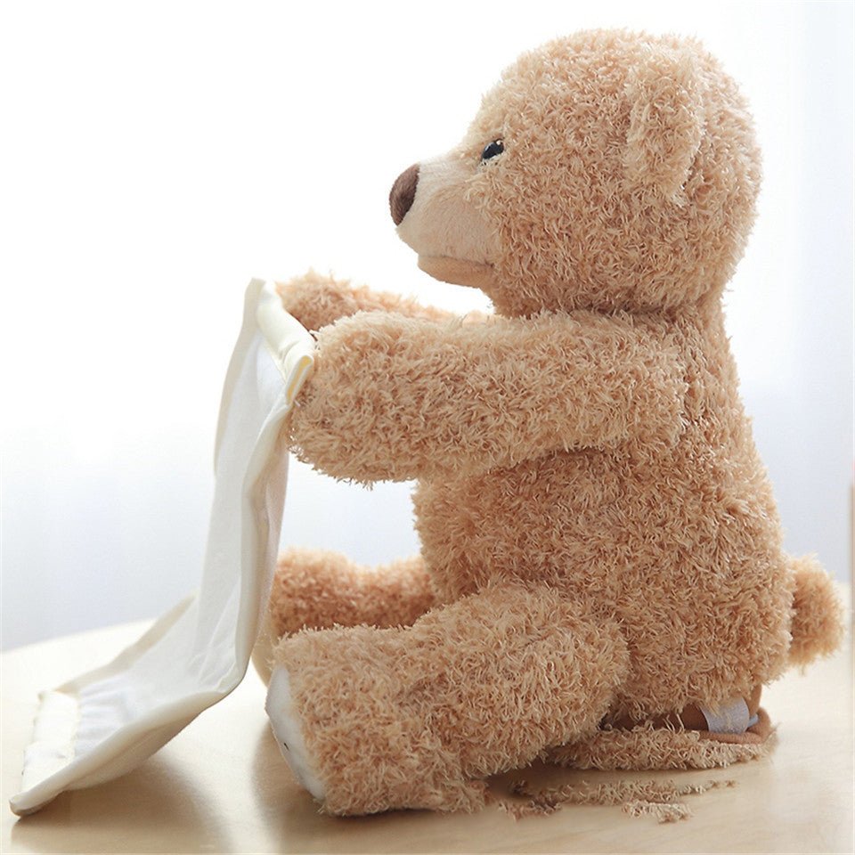 Talking teddy bear Peek a boo - Plush Toys -  Trend Goods