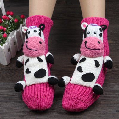 Thickened Middle Tube Thick Line Christmas Socks - Socks -  Trend Goods
