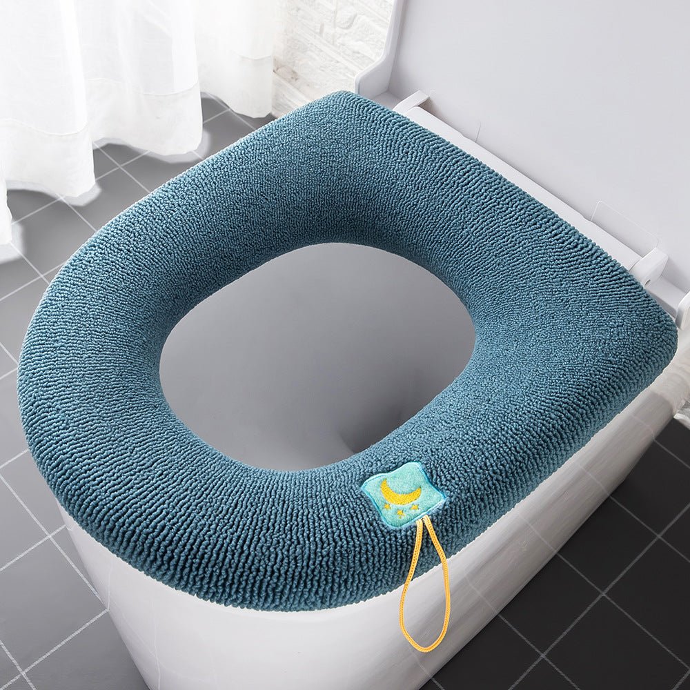 Thickened Toilet Seat Cushion Cover Washable with Cartoon Handle - Toilet Seat Covers -  Trend Goods