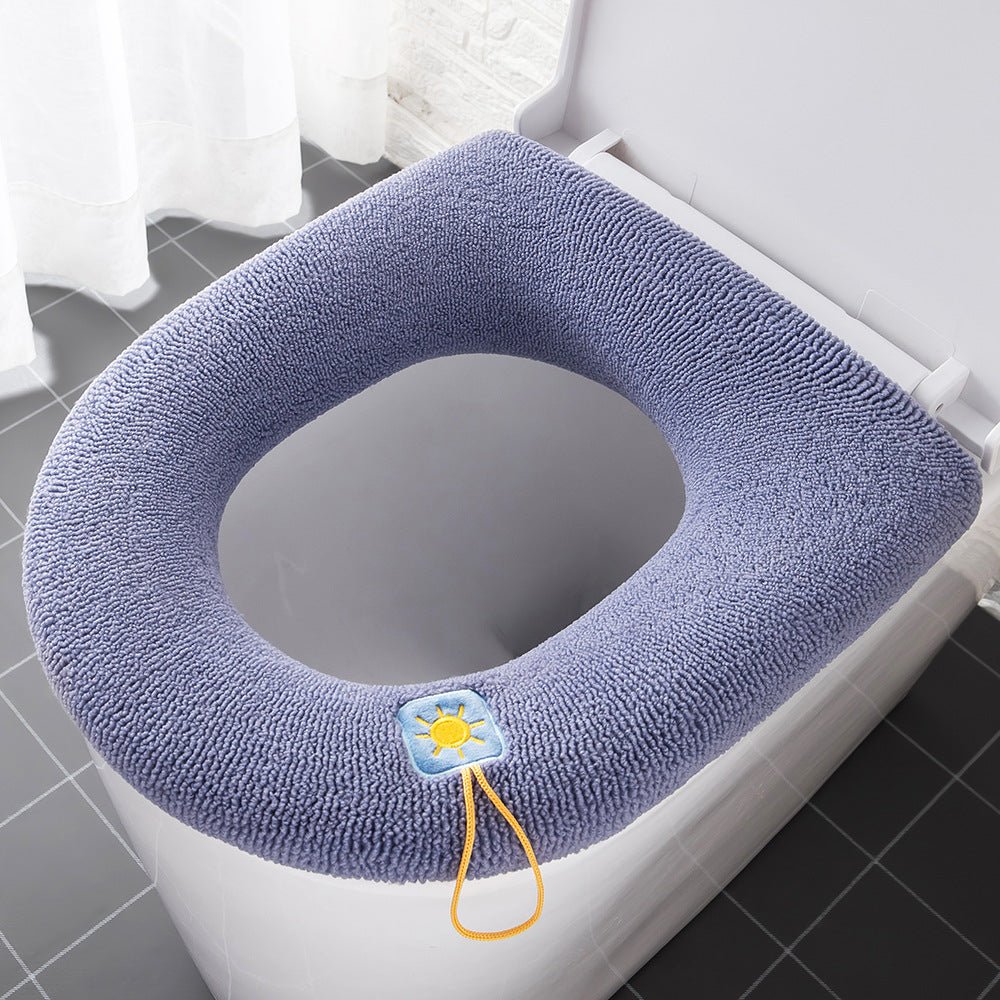 Thickened Toilet Seat Cushion Cover Washable with Cartoon Handle - Toilet Seat Covers -  Trend Goods