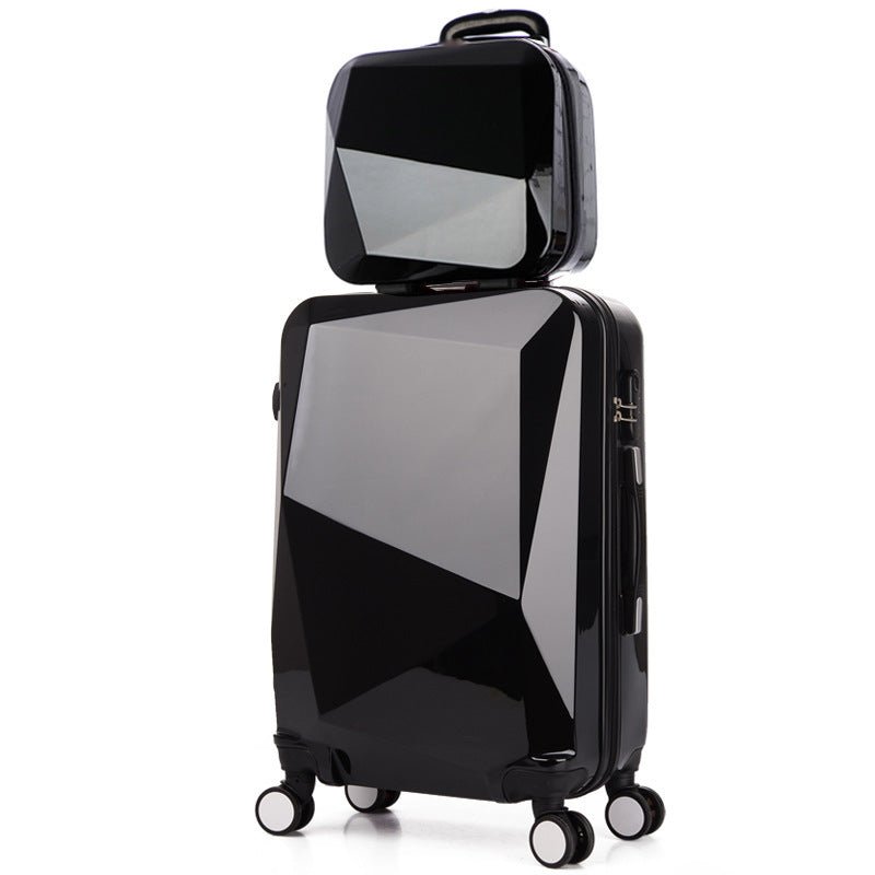 Three-piece Diamond Pattern Swivel Wheels Luggage - Luggages -  Trend Goods