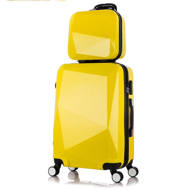 Three-piece Diamond Pattern Swivel Wheels Luggage - Luggages -  Trend Goods