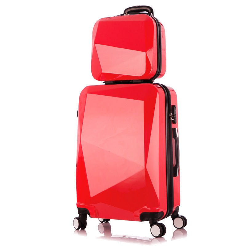 Three-piece Diamond Pattern Swivel Wheels Luggage - Luggages -  Trend Goods