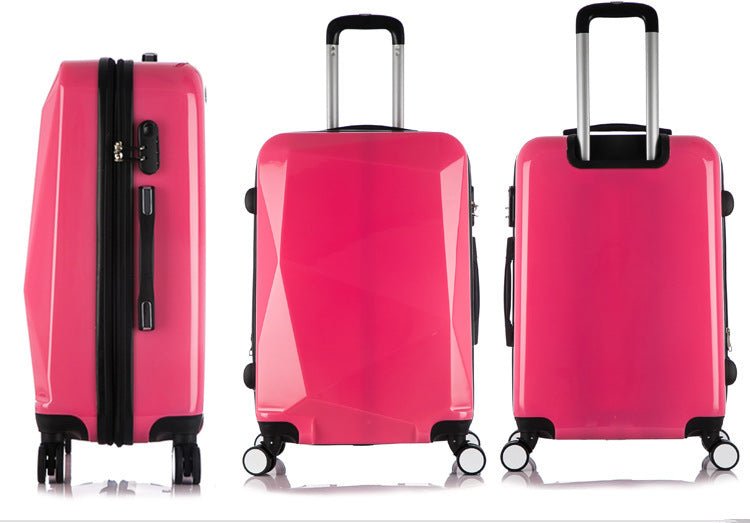 Three-piece Diamond Pattern Swivel Wheels Luggage - Luggages -  Trend Goods