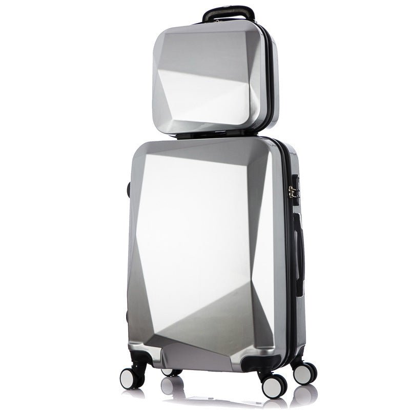 Three-piece Diamond Pattern Swivel Wheels Luggage - Luggages -  Trend Goods