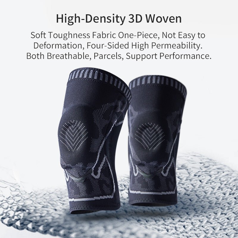 Knitted Silicone Anti-collision Sports Knee Pads - Knee Pads -  Trend Goods