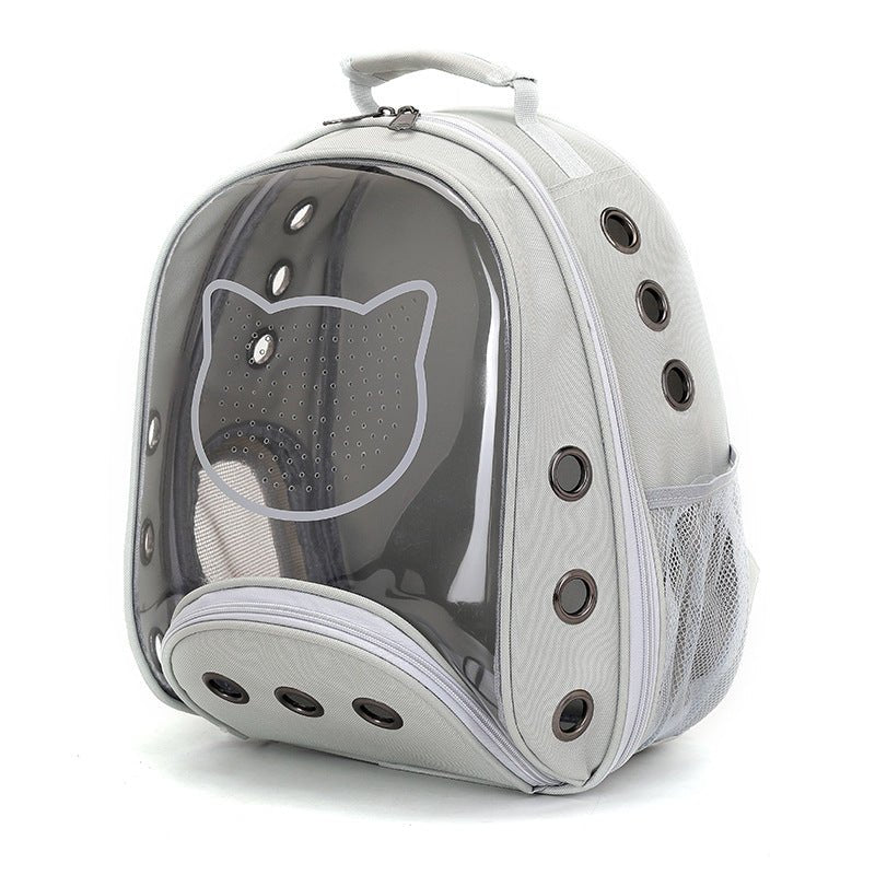 Transparent Space Capsule Pet Bag Fashionable Shoulder Cat Bag Dog Backpack - Pet Bags -  Trend Goods