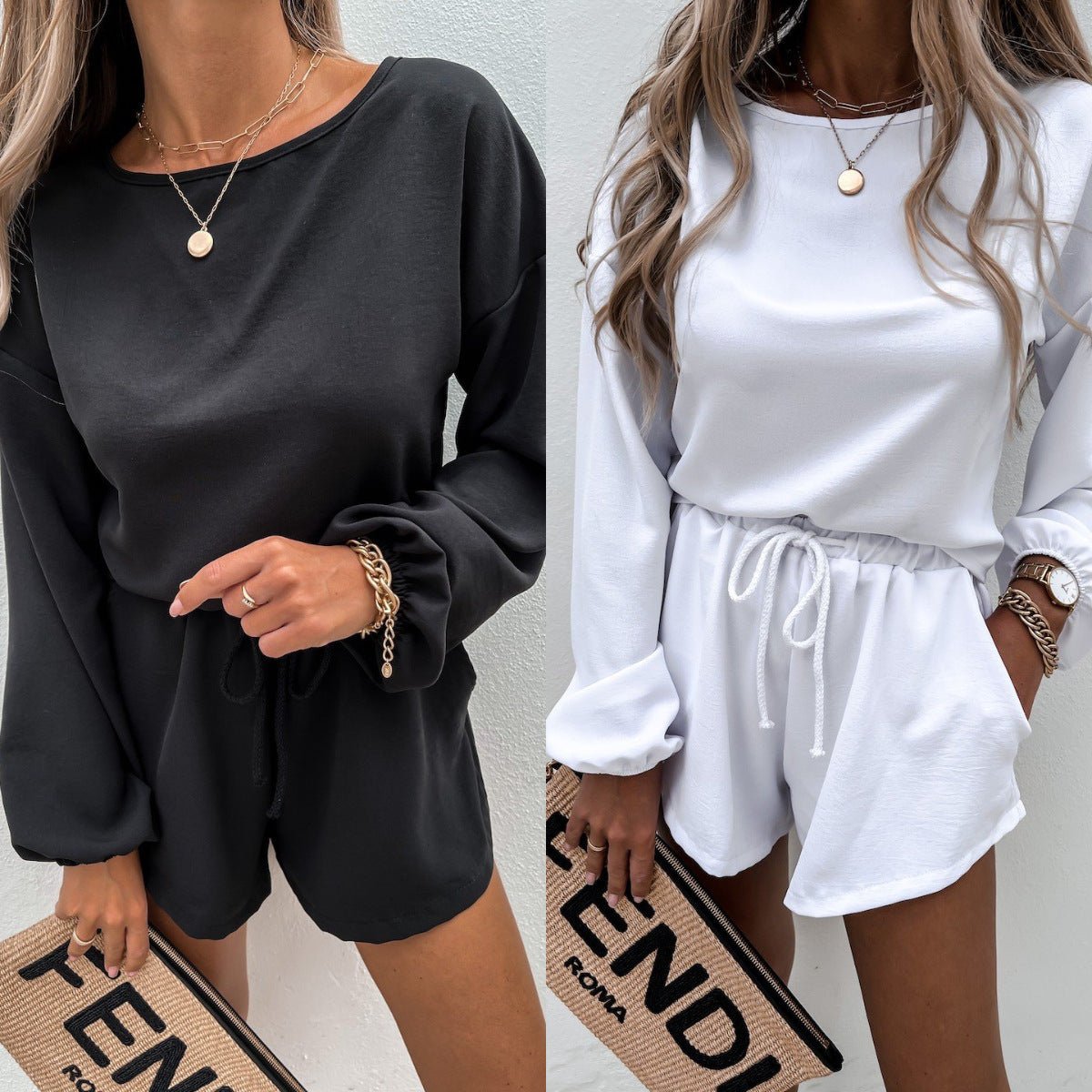 Two-piece Loose Fashion Sports Suit - Clothing Sets -  Trend Goods
