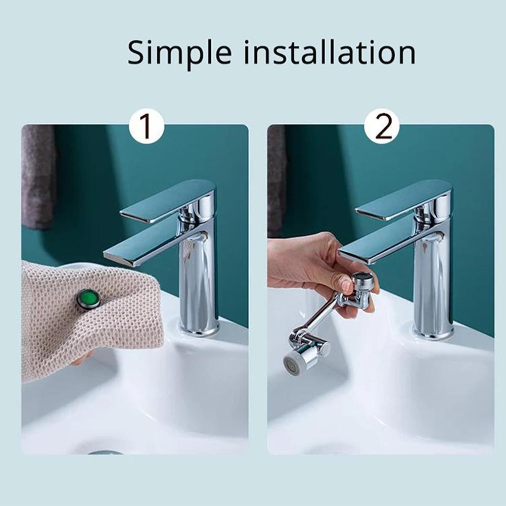 Universal 1080 Swivel Faucet Aerator Multifunction Faucet Extender Splash-Proof - Faucet Accessories -  Trend Goods