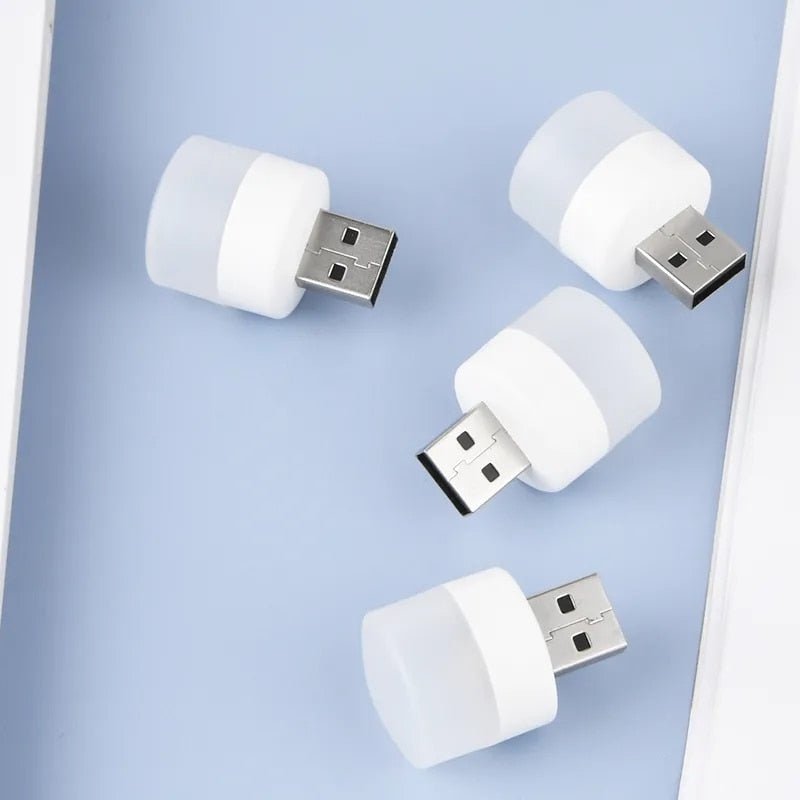 USB Plug Lamp Computer Mobile Power Charging USB Small Book Lamps LED Eye Protection Reading Light - Night Lights -  Trend Goods