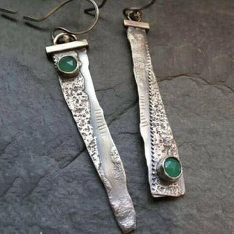 Vintage Mix Color Dangle Earrings Bohemian Tribal Hollow Out Metal Floral Long Earrings - Earrings -  Trend Goods