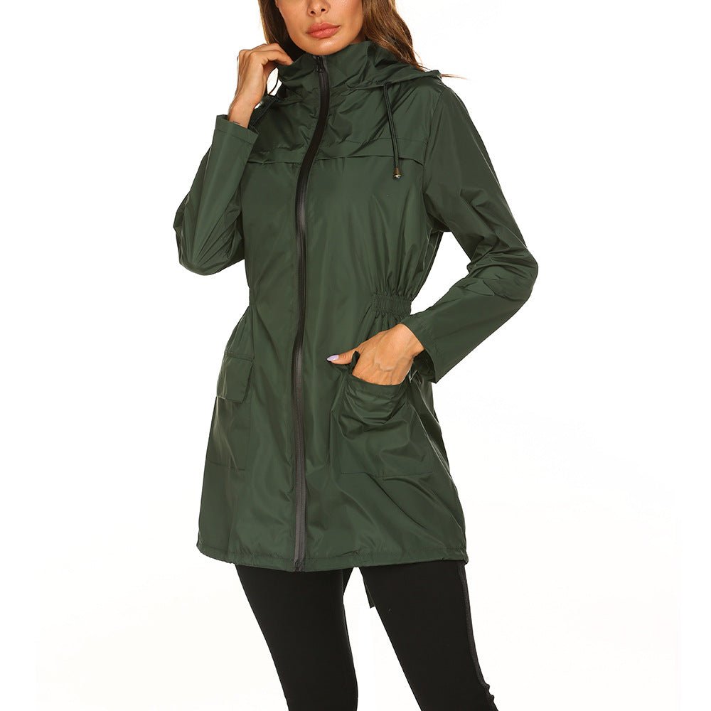 Waterproof Light Raincoat Hooded Windbreaker Coat - Coats -  Trend Goods