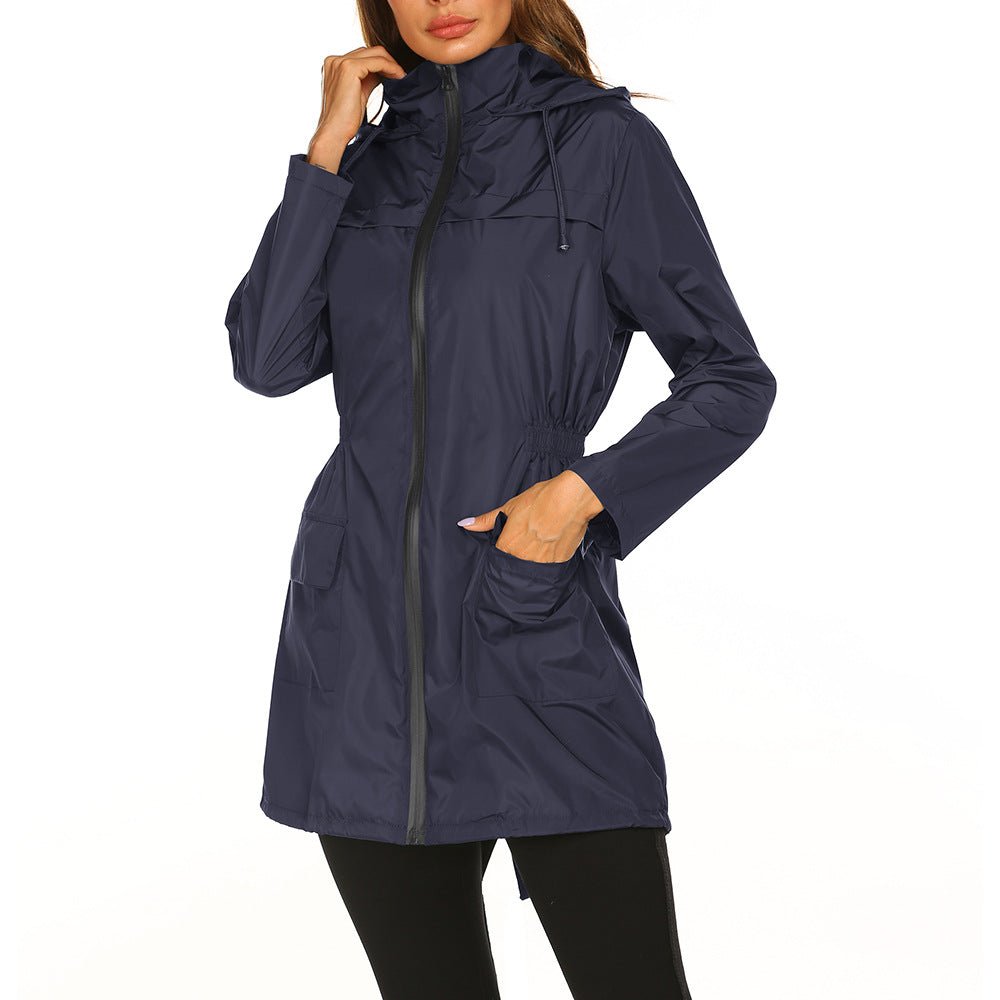 Waterproof Light Raincoat Hooded Windbreaker Coat - Coats -  Trend Goods