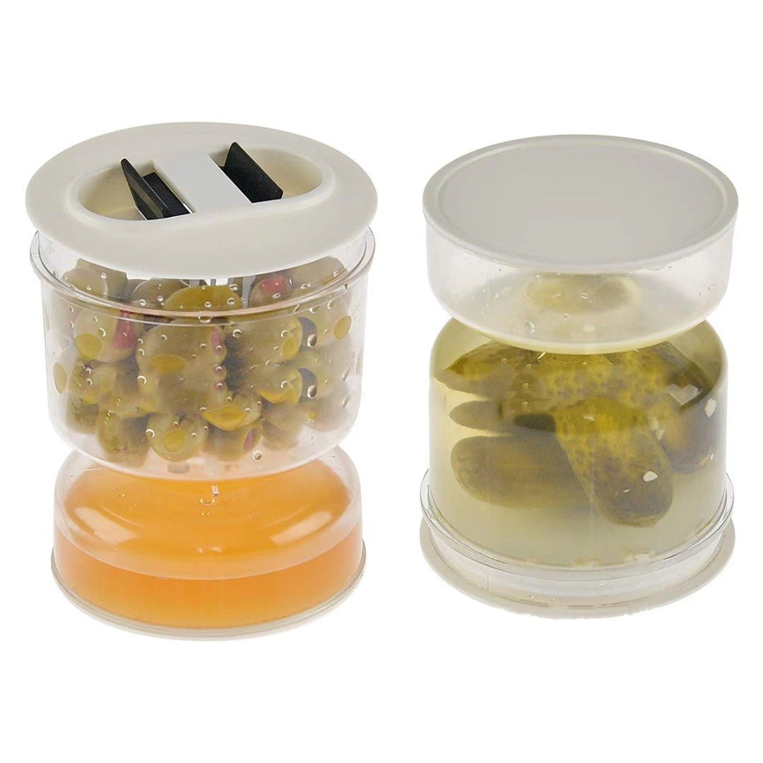 Wet And Dry Separation Pickle Jar Pickle & Olive Container - Kitchen Gadgets -  Trend Goods