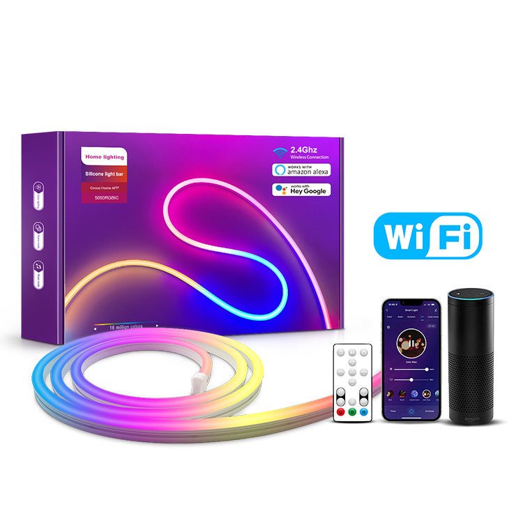 WIFI Smart Silicone LED Neon Strip - Ambient Lights -  Trend Goods