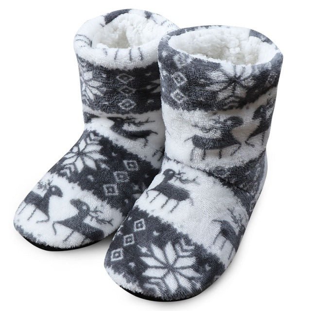 Winter Fur Slippers For Women Warm Shoes Slipper Christmas - Slippers -  Trend Goods
