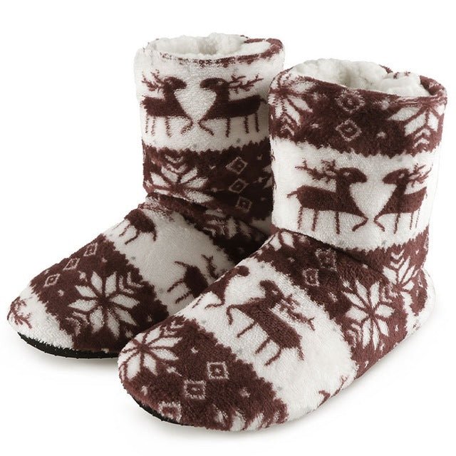 Winter Fur Slippers For Women Warm Shoes Slipper Christmas - Slippers -  Trend Goods
