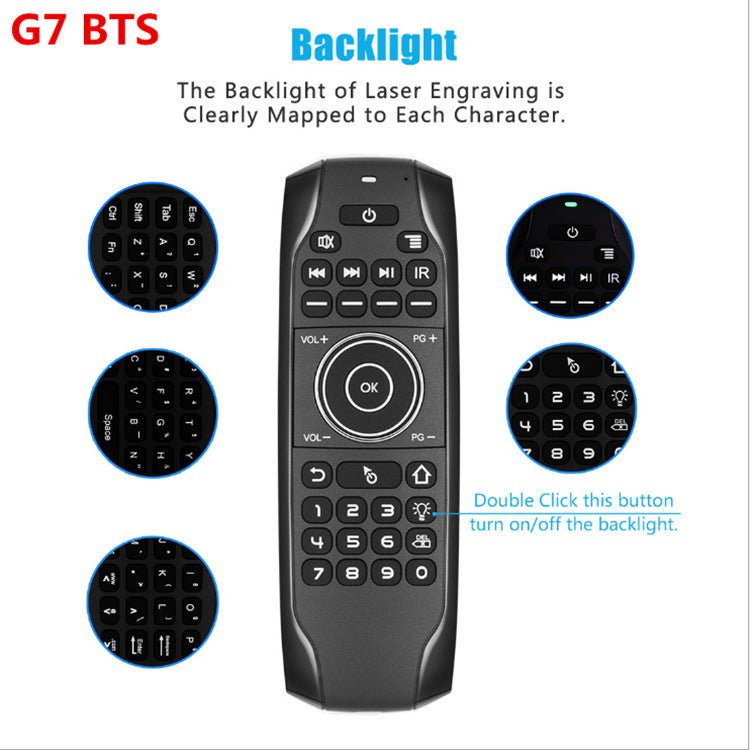 Wireless Air Mouse Keyboard Bluetooth 5.0 Remote Control - Remote Controllers -  Trend Goods