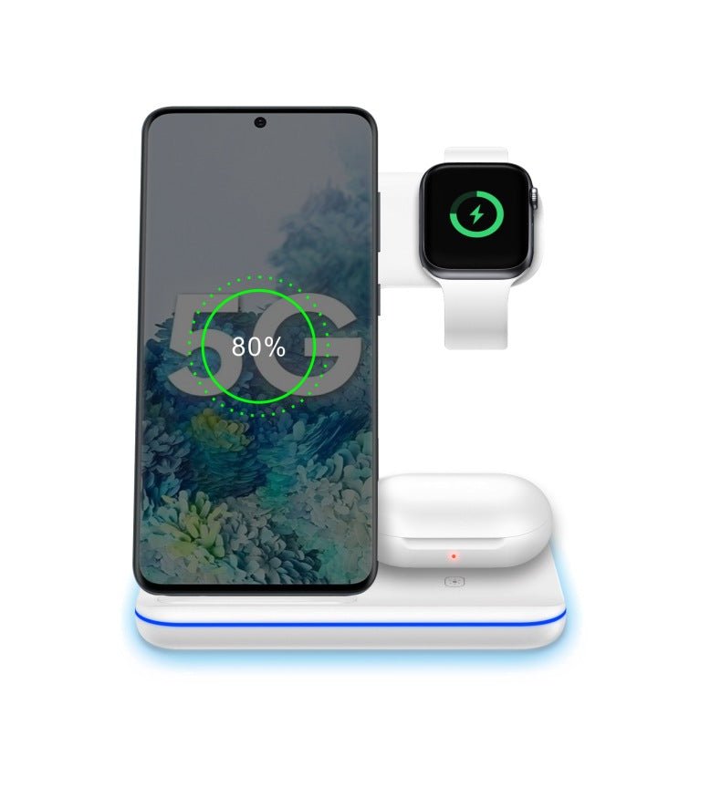 Wireless Charger Mobile Phone Watch Headset  Fast Charging Stand Desktop - Wireless Chargers -  Trend Goods