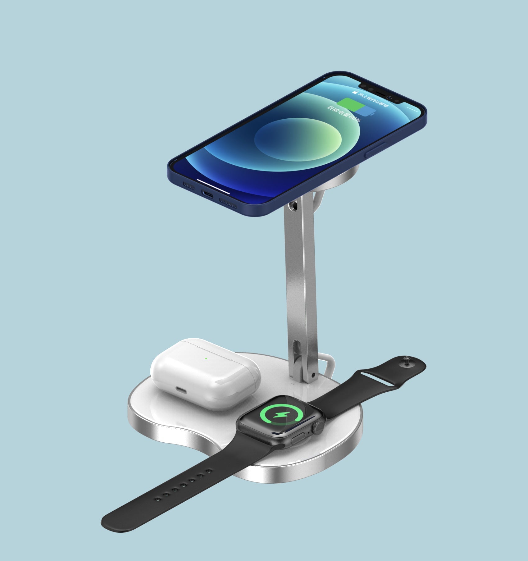 Wireless Charger Three In One - Wireless Chargers -  Trend Goods