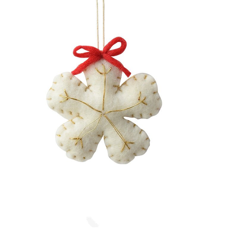 Wool Felt Cane Christmas Tree Diy Decoration Small Pendant - Holiday Decorations -  Trend Goods