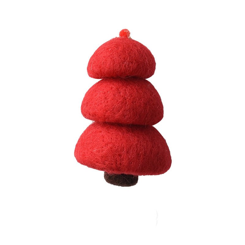 Wool Felt Cane Christmas Tree Diy Decoration Small Pendant - Holiday Decorations -  Trend Goods