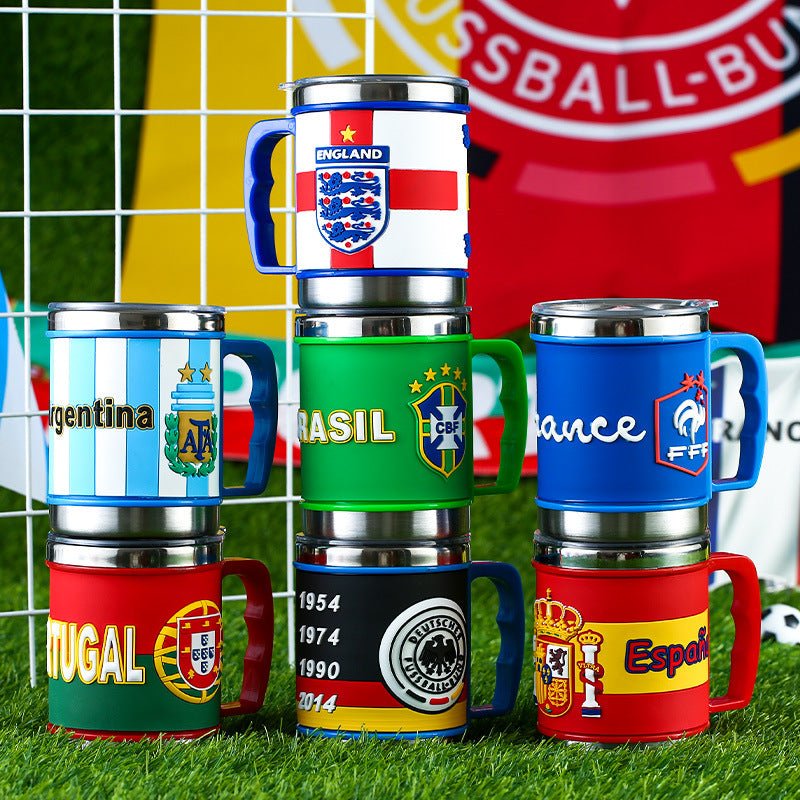 World Cup Soccer Mug Souvenirs Fans Small Gifts - Mugs -  Trend Goods