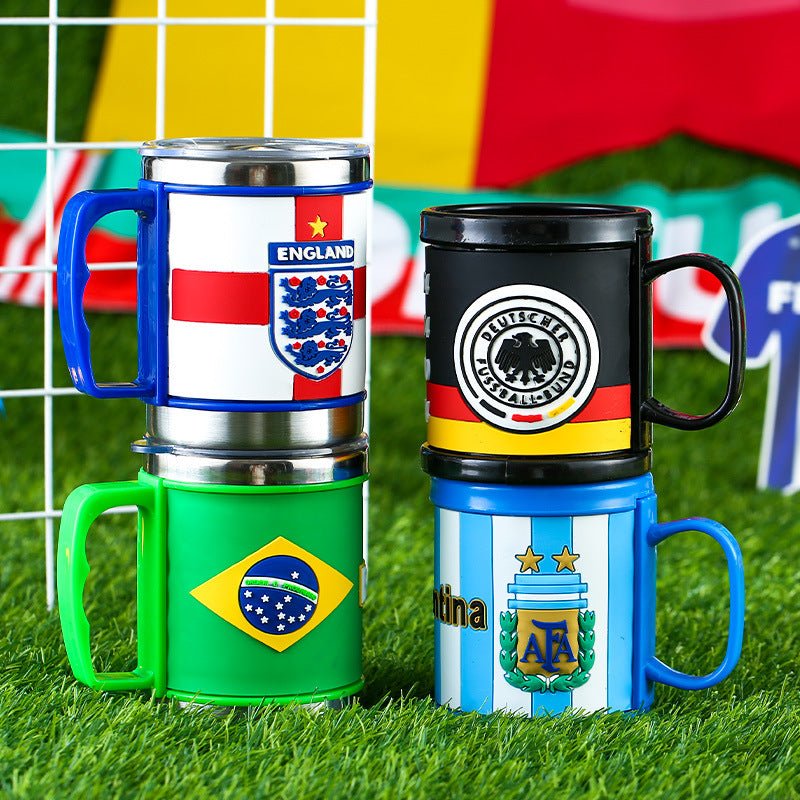 World Cup Soccer Mug Souvenirs Fans Small Gifts - Mugs -  Trend Goods